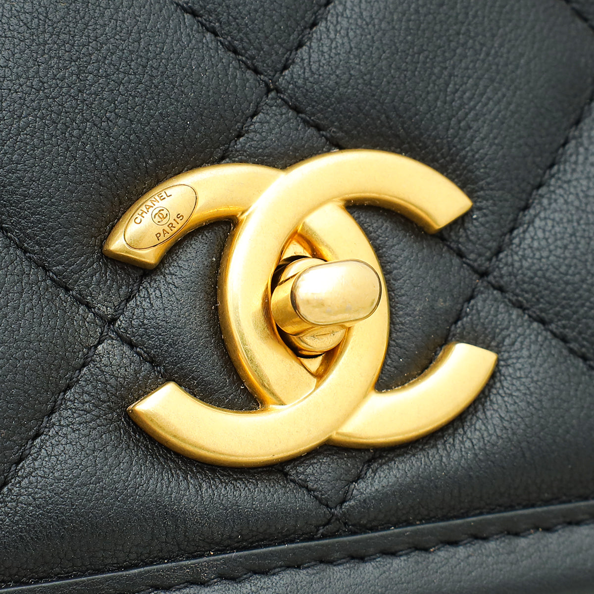 Chanel Black CC Flap Messenger Small Bag