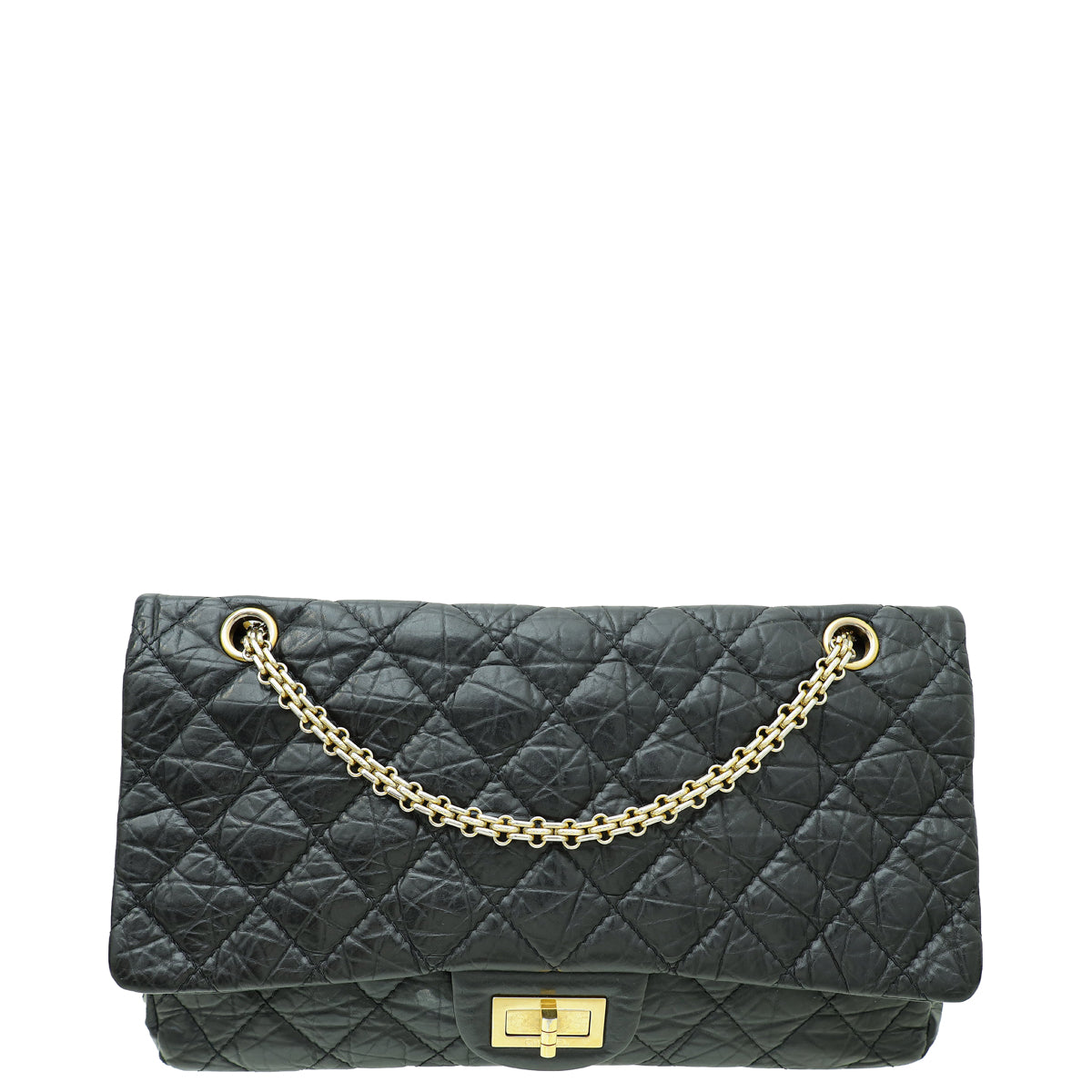 Chanel Black 2.55 Reissue Agate Double Flap 227 Bag