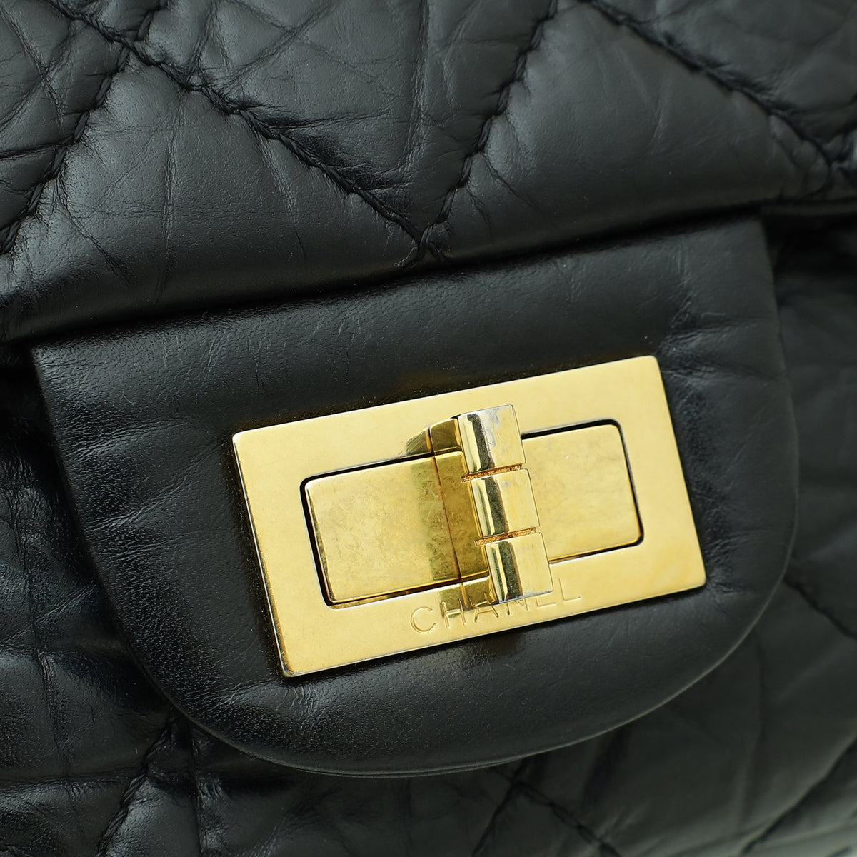 Chanel Black 2.55 Reissue Agate Double Flap 227 Bag