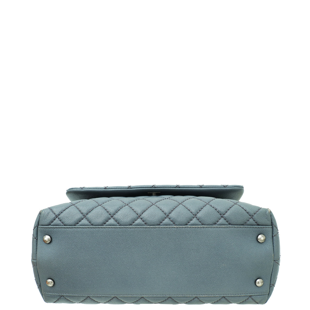 Chanel Grey CC Coco Handle Small Flap Bag