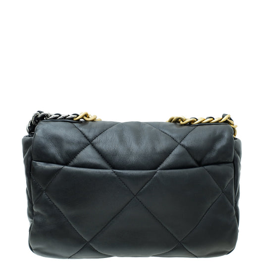 Chanel Black CC 19 Small Flap Bag