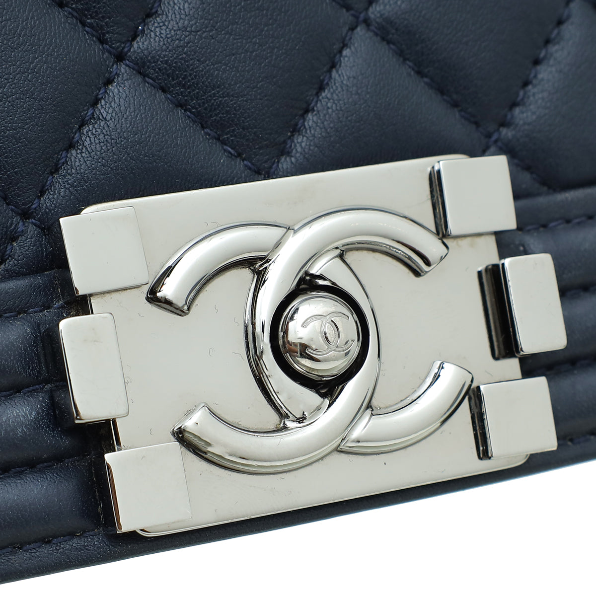 Chanel Indigo Blue Le Boy Medium Flap Bag