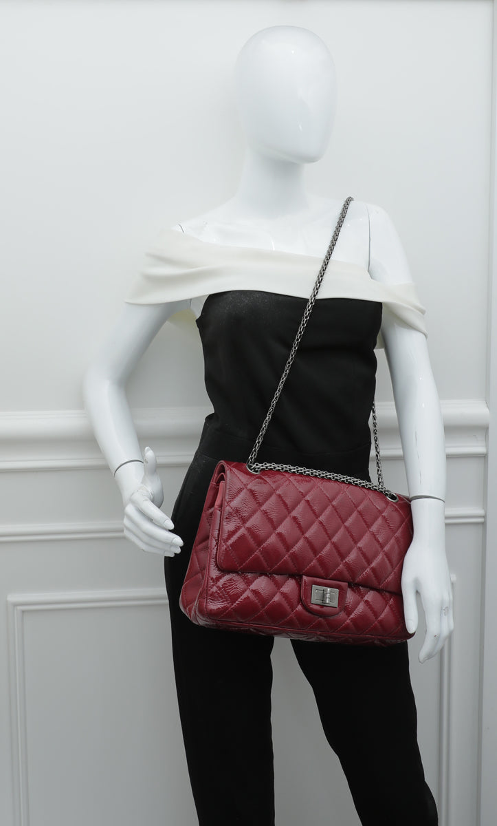 Chanel Dark Red 2.55 Reissue Flap 227 Bag