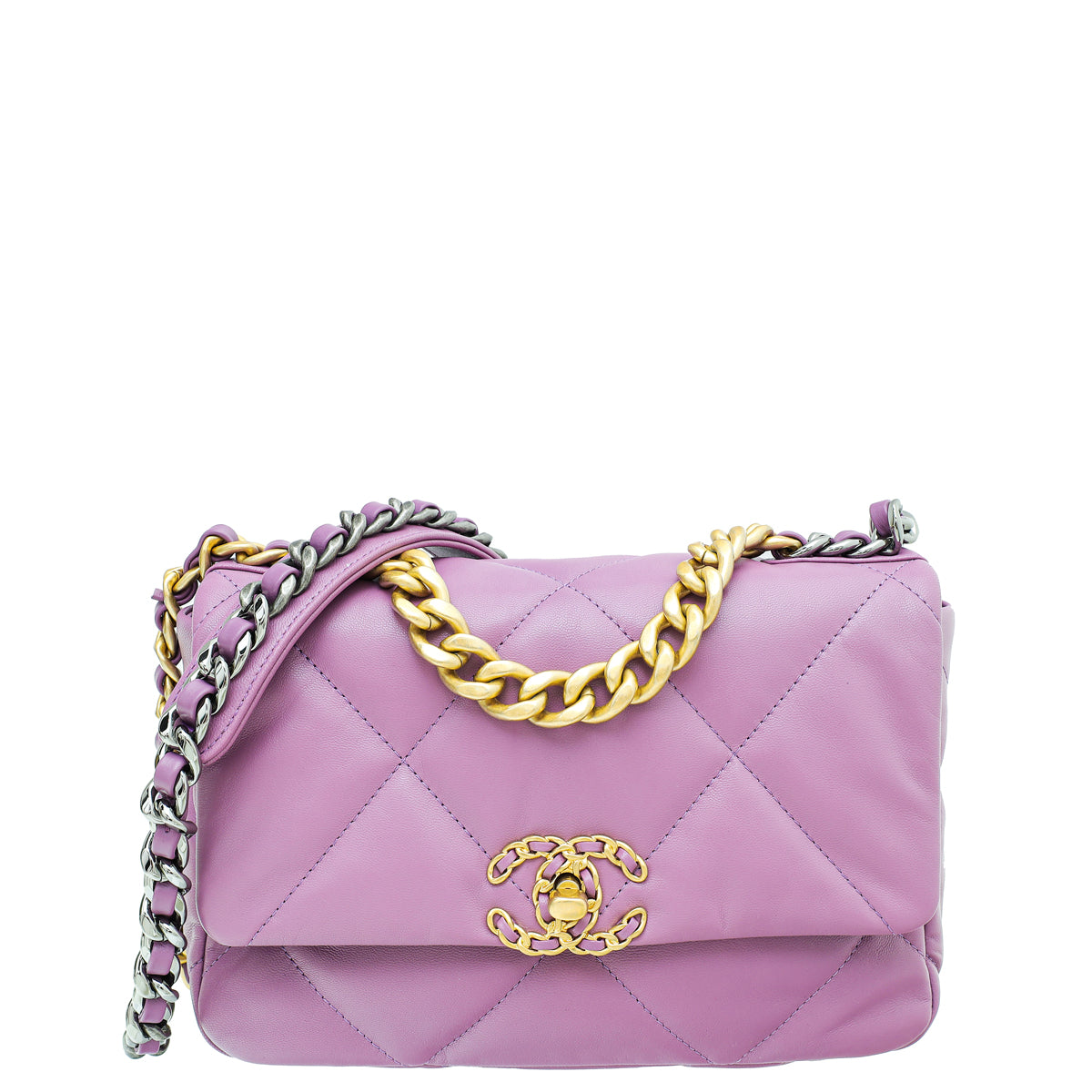 Chanel Purple CC 19 Small Bag