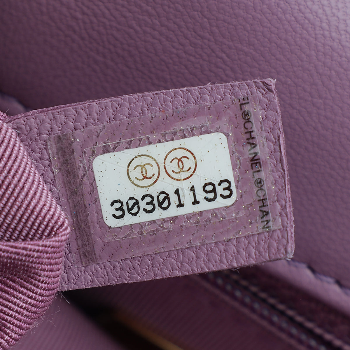 Chanel Purple CC 19 Small Bag