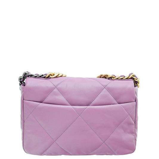 Chanel Purple CC 19 Small Bag