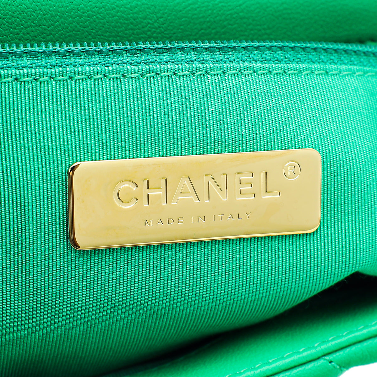 Chanel Green CC 19 Small Bag