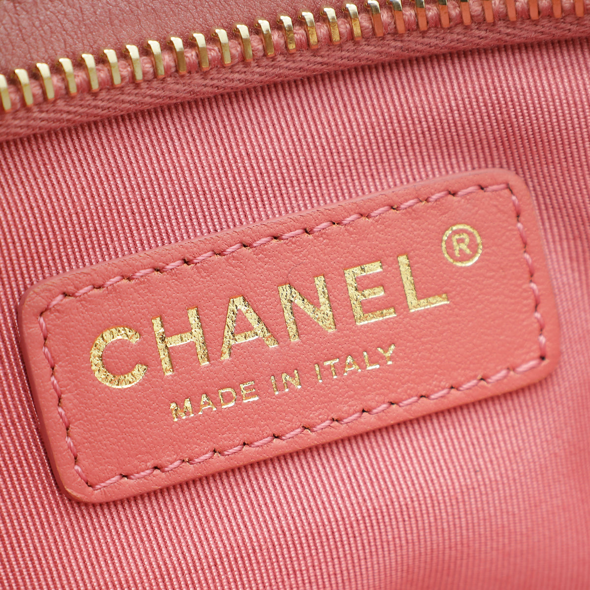 Chanel  Metallic Rose CC Belt Bag