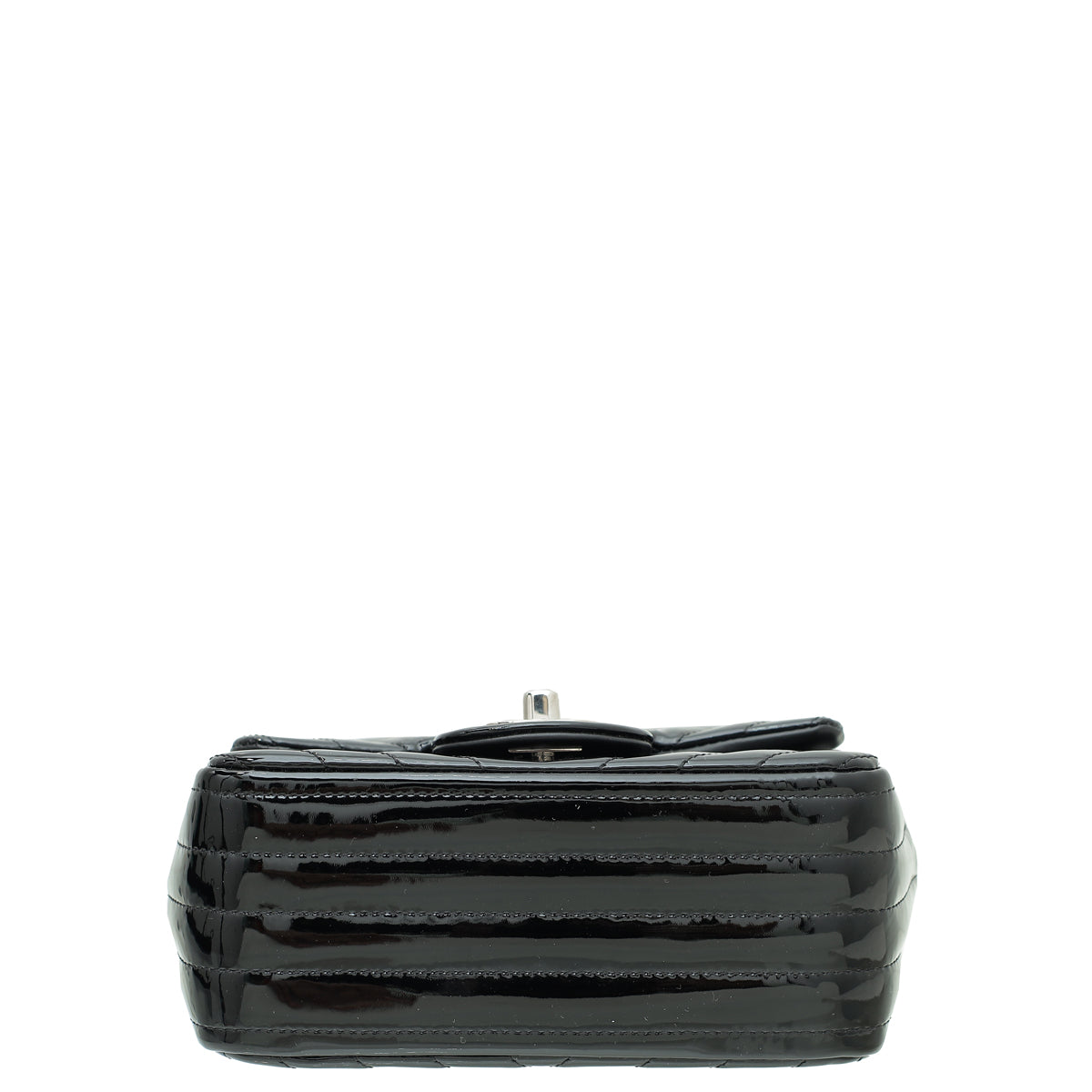 Chanel Black CC Chevron Mini Square Flap Bag