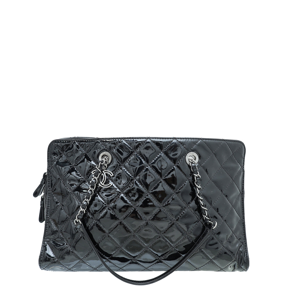 Chanel Black CC Charm Tote Bag