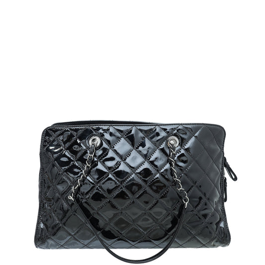 Chanel Black CC Charm Tote Bag