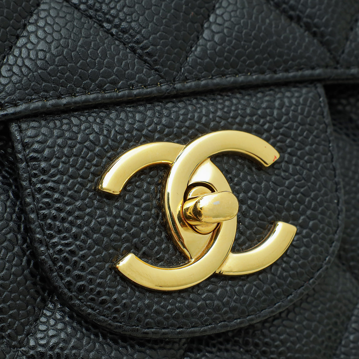 Chanel Black CC Classic Double Flap Maxi Bag