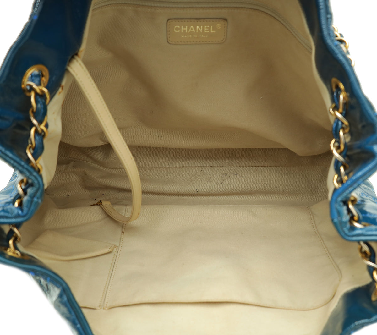 Chanel Blue Puzzle Large Tote Bag