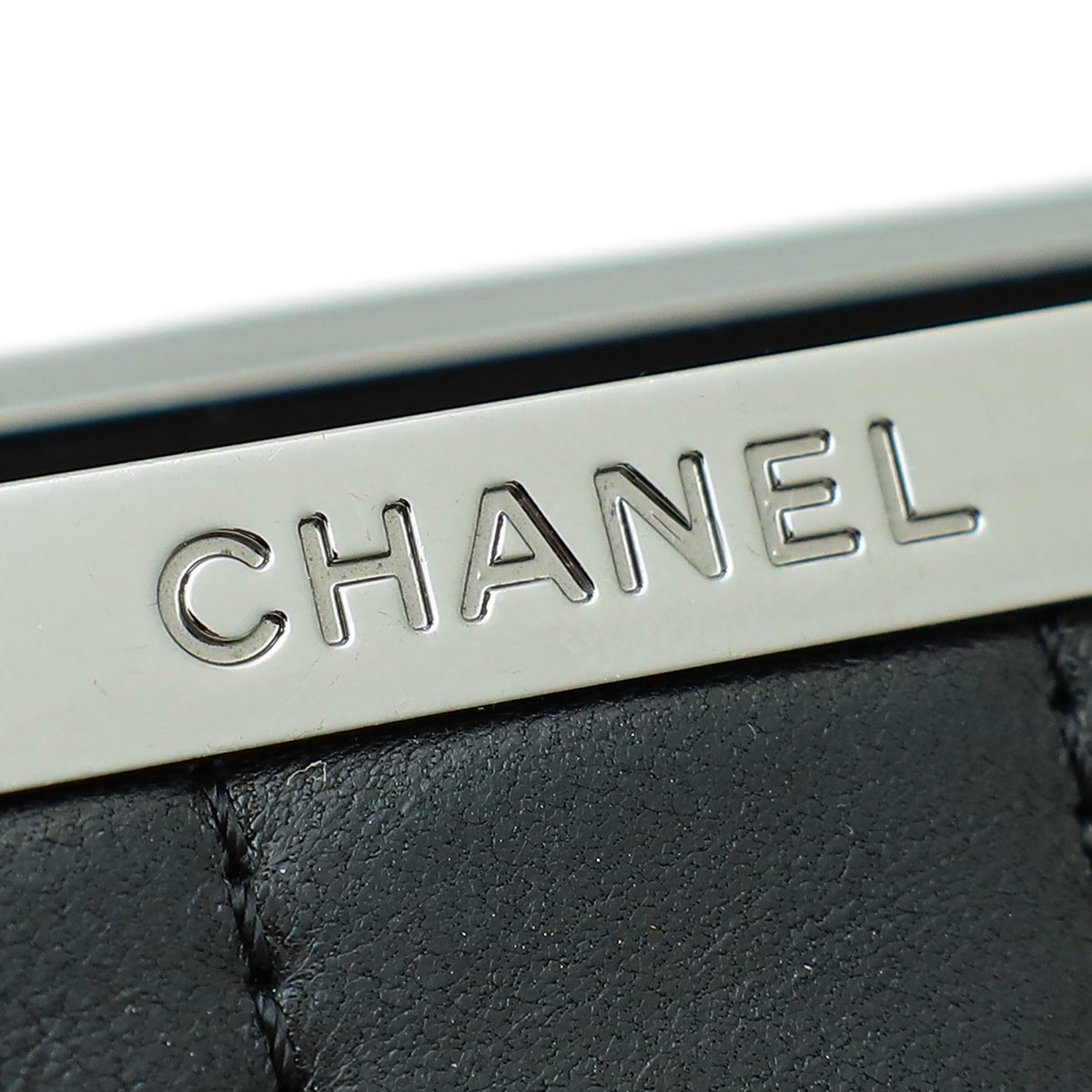 Chanel Black Chocolate Bar Multi-Chain Clutch Bag