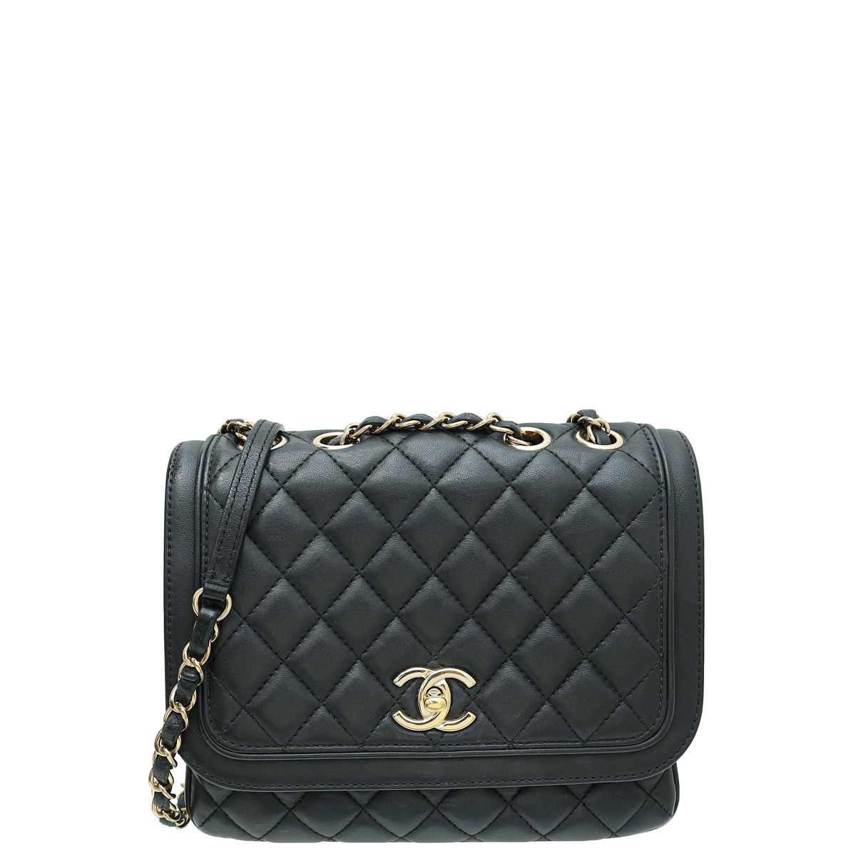 Chanel Black Lovely Day Flap Medium Bag