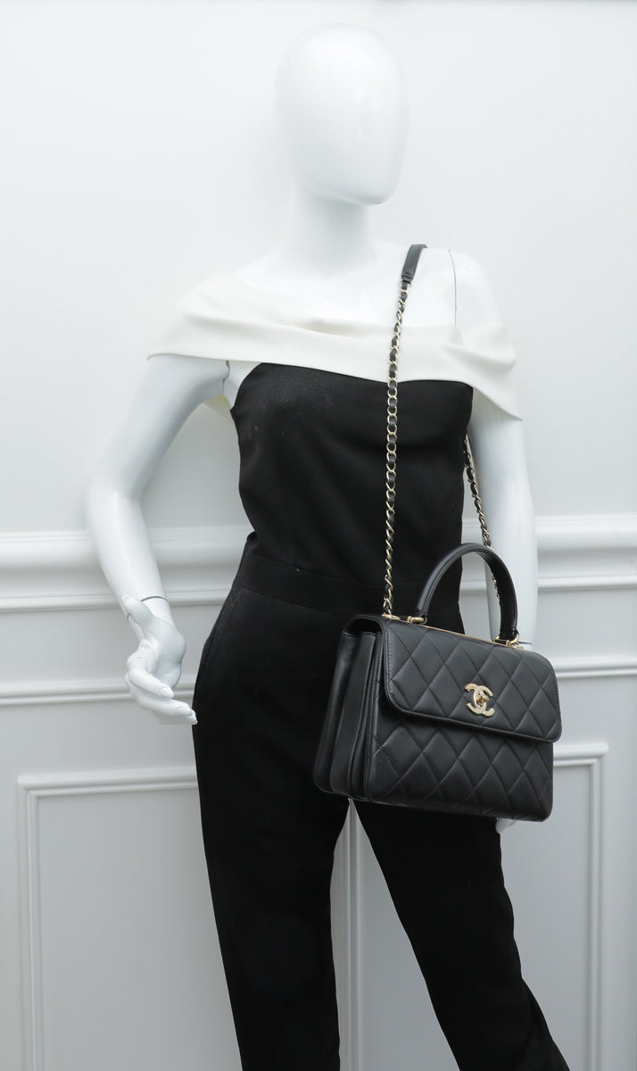 Chanel Black CC Trendy Small Bag