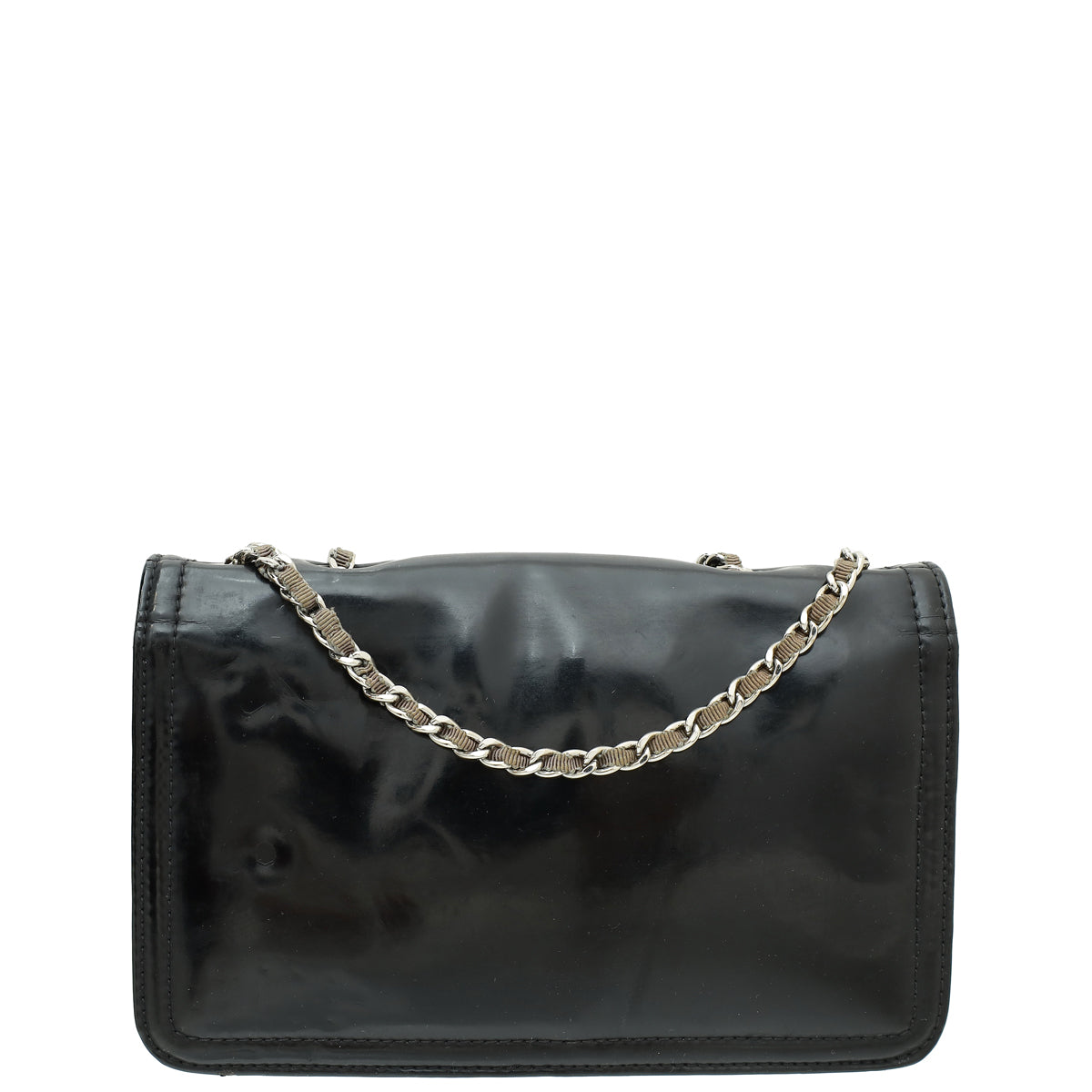 Chanel Black CC Lipstick Flap Bag