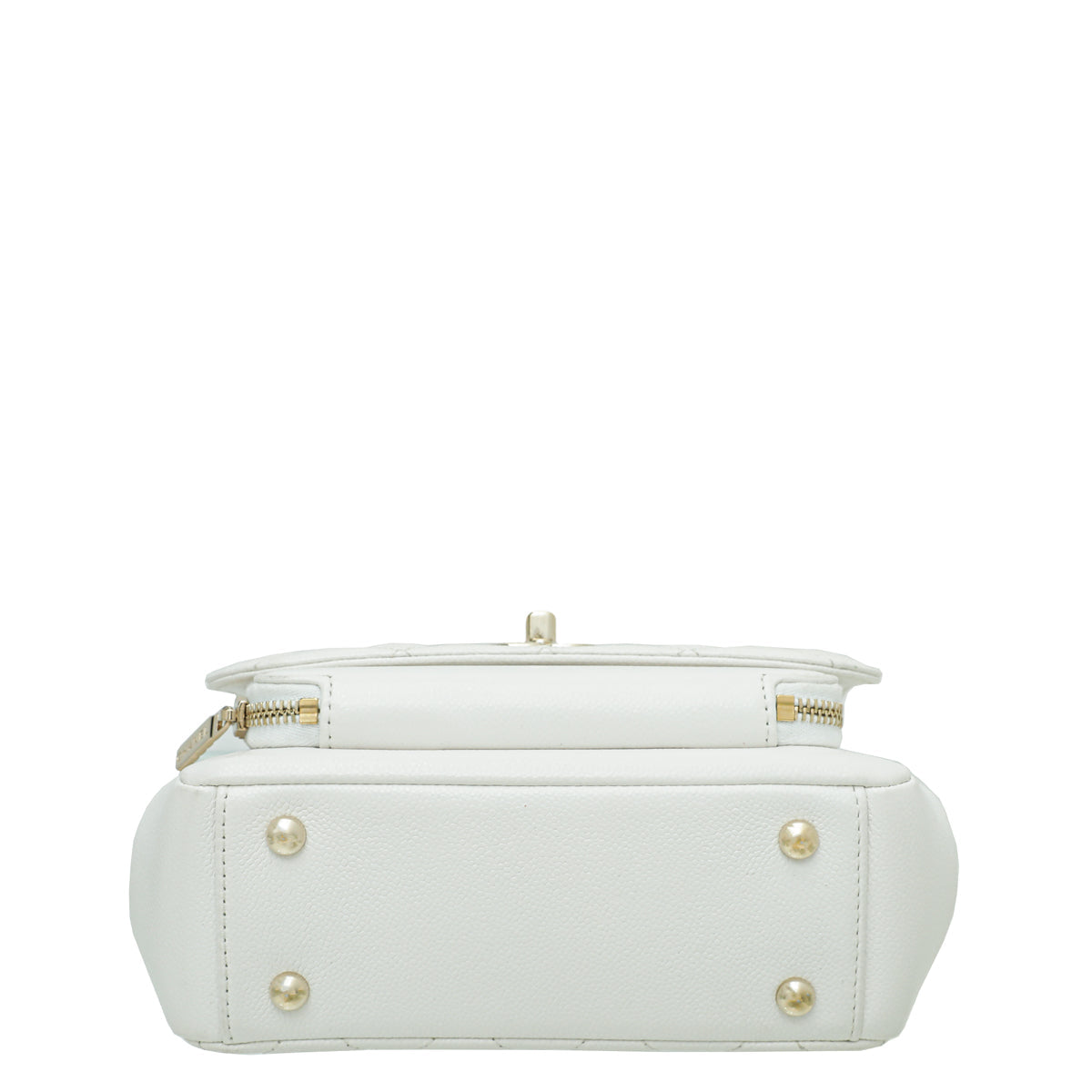 Chanel White CC Business Affinity Small Bag