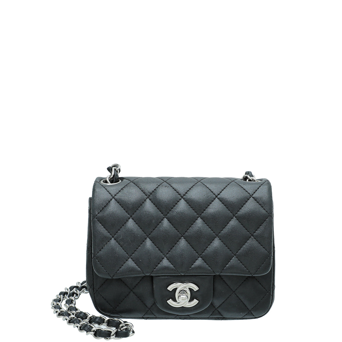 Chanel Black Mini Square Classic FLap Bag