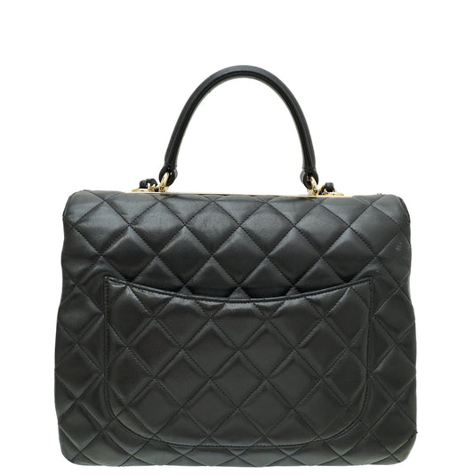 Chanel Black CC Trendy Large Flap Bag