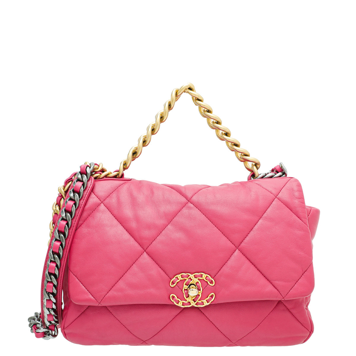 Chanel Fuchsia 19 Large Bag