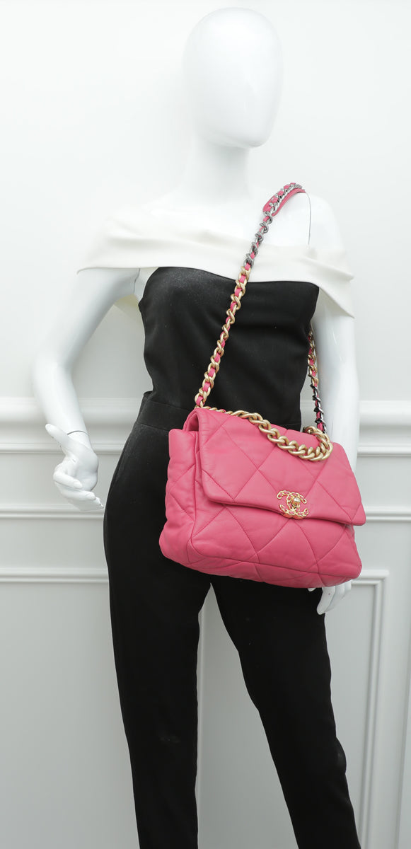 Chanel Fuchsia 19 Large Bag