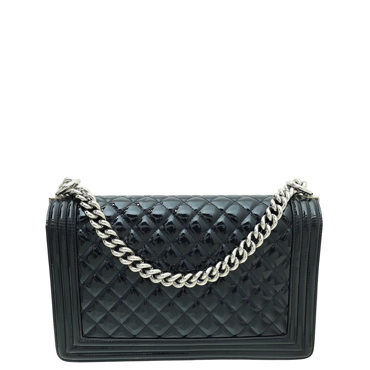 Chanel Navy Blue Le Boy New Medium Bag