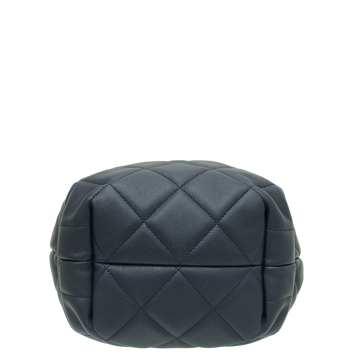 Chanel Navy CC Dweller Drawstring Bucket Bag