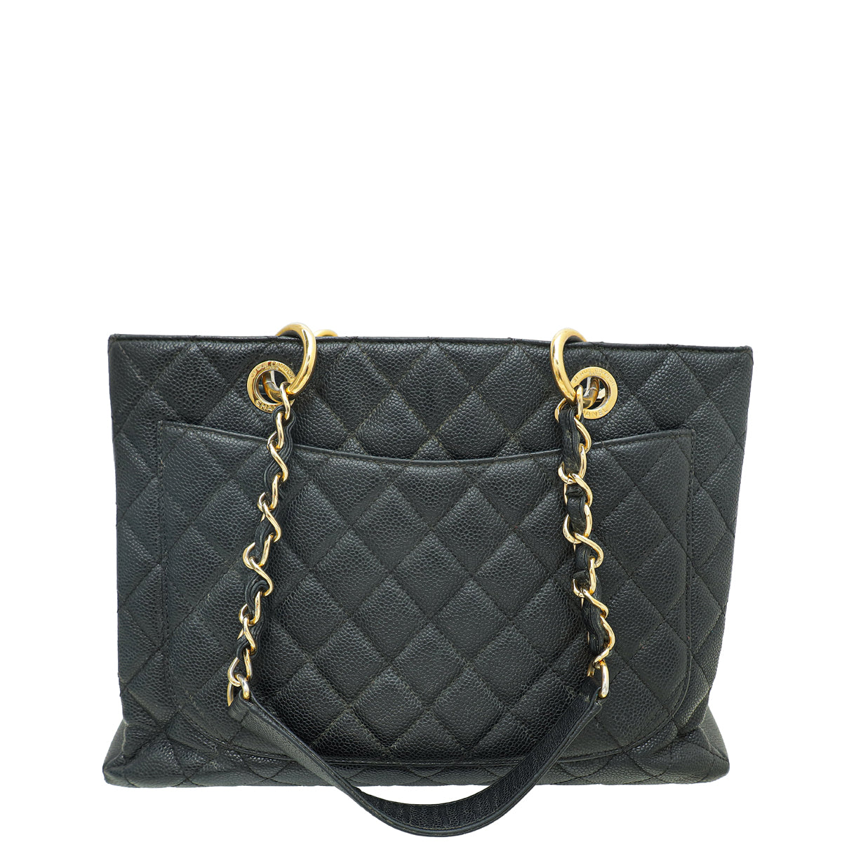 Chanel Black Grand Shopping Tote (GST) Medium Bag