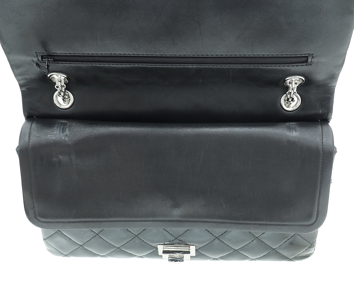 Chanel Black 2.55 Reissue Double Flap 226 Bag