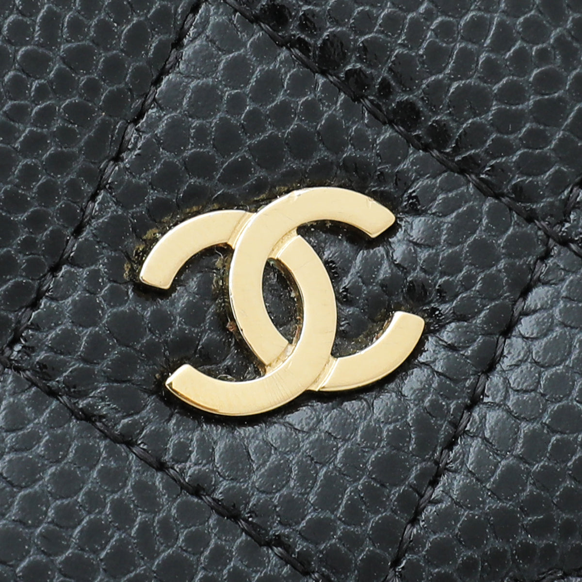 Chanel Black CC Classic Wallet on Chain