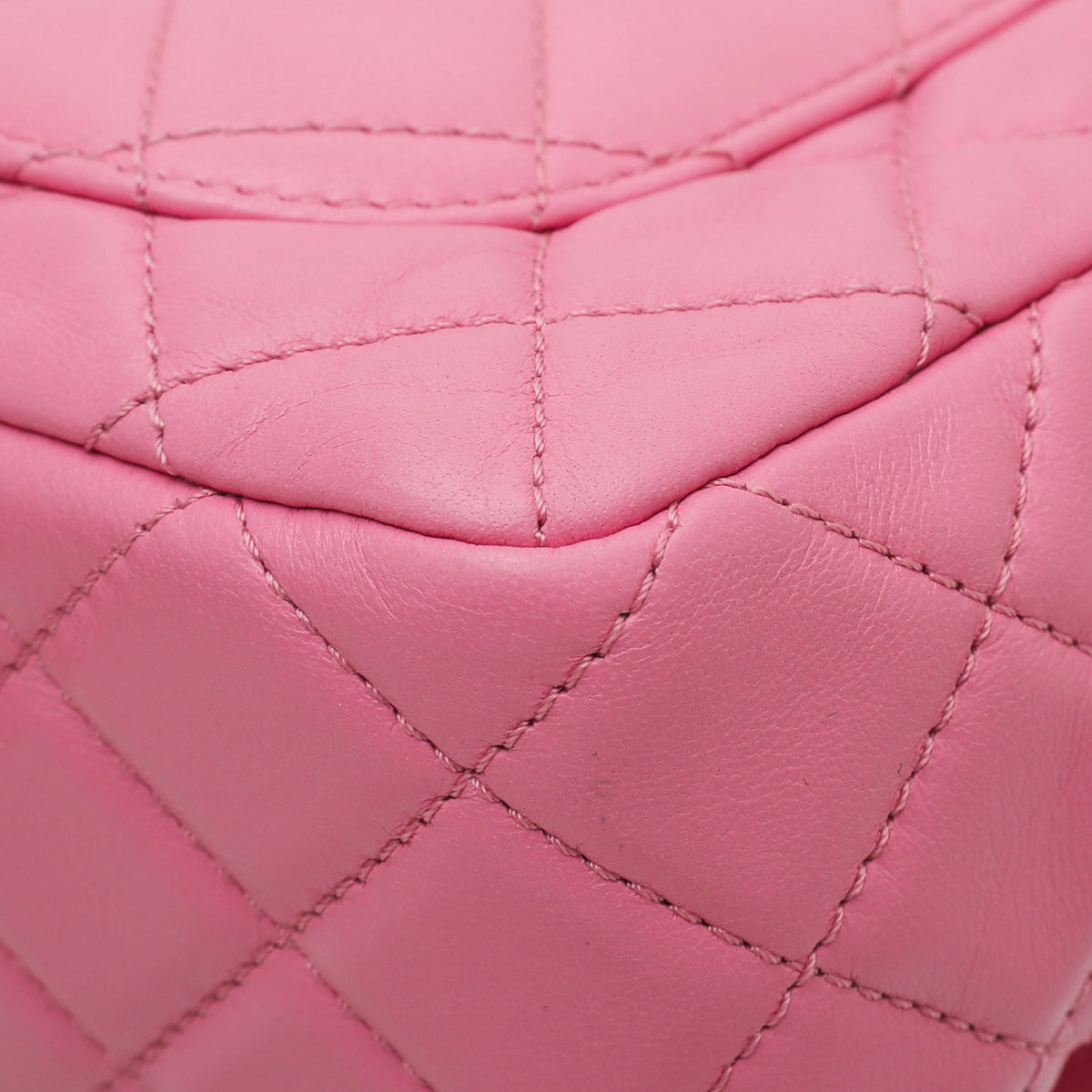 Chanel Pink Resin Flap Medium Bag