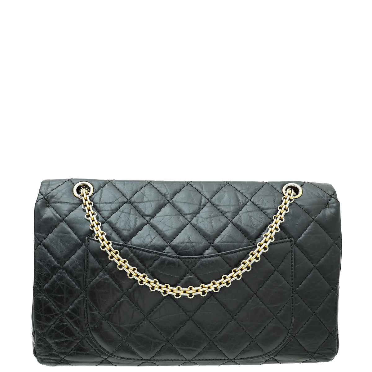 Chanel Black 2.55 Reissue Double Flap Agate 227 Bag