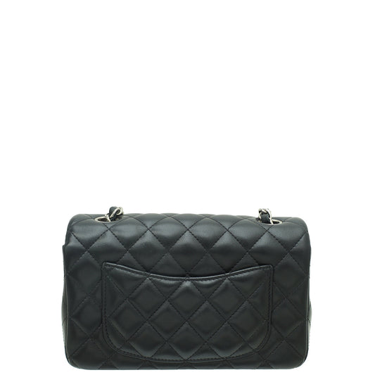 Chanel Black CC Mini Rectangular Flap Bag