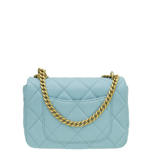 Chanel Sky Blue Pending CC Flap Mini Bag