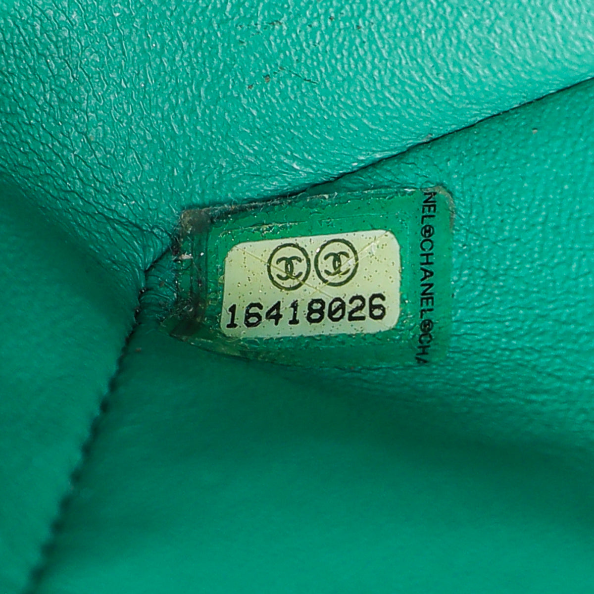 Chanel Green CC Classic Double Flap Maxi Bag