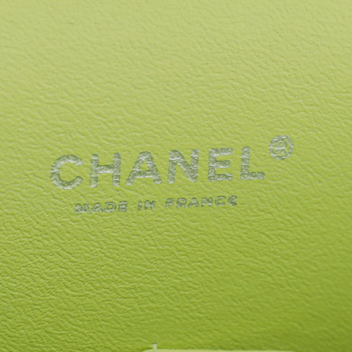 Chanel Lime CC Classic Double Flap Maxi Bag