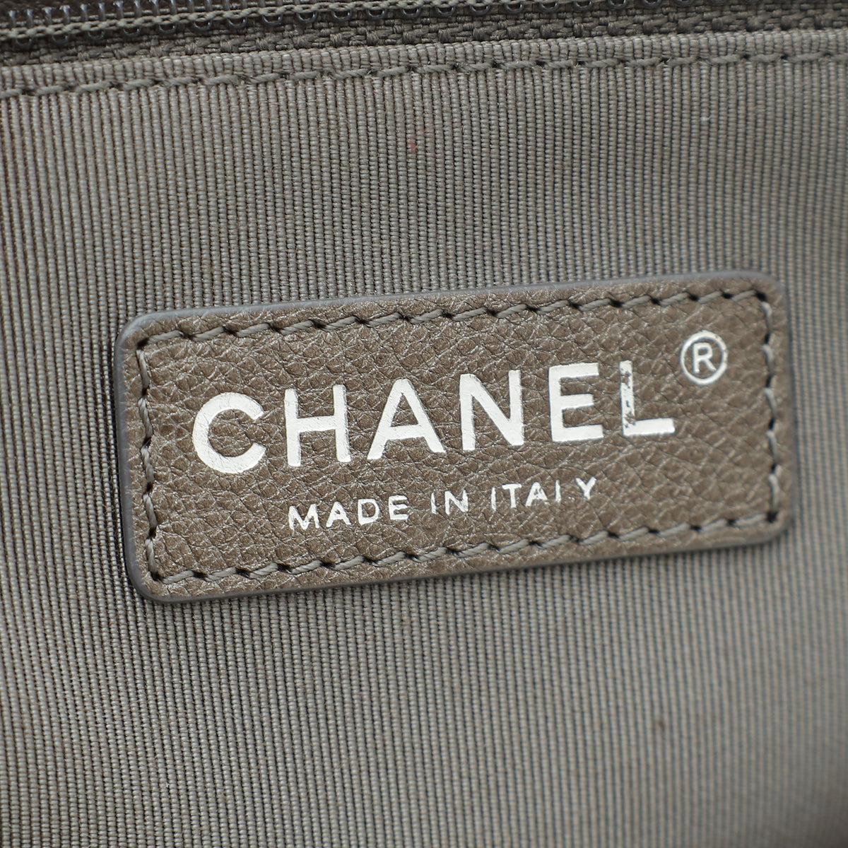 Chanel Metallic Bronze Gray Le Boy Flap Large Bag