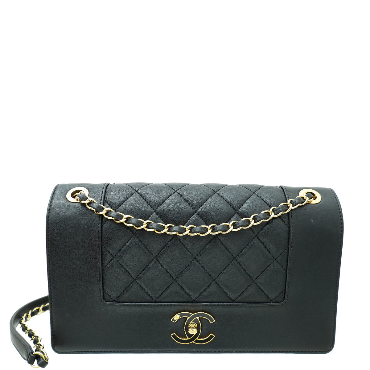 Chanel Black Mademoiselle Vintage Flap Bag