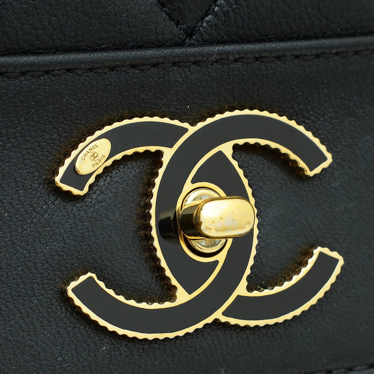 Chanel Black Mademoiselle Vintage Flap Bag