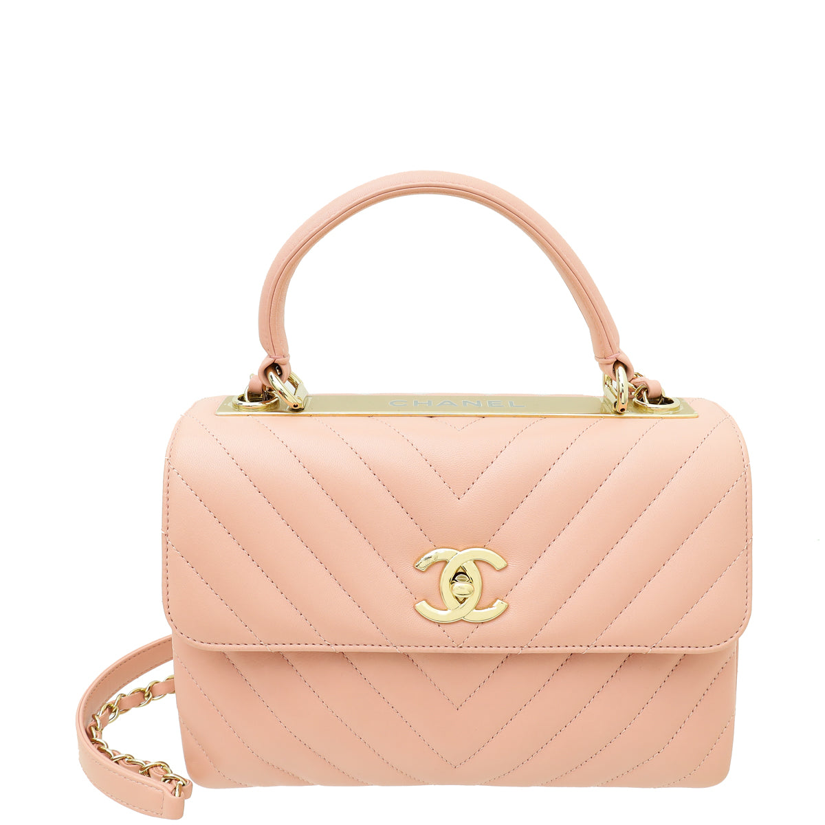 Chanel Pink CC Trendy Flap Bag