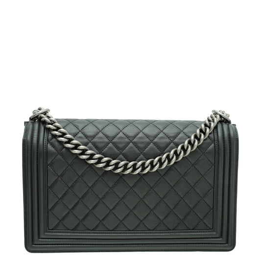 Chanel Black Le Boy New Medium Flap Bag