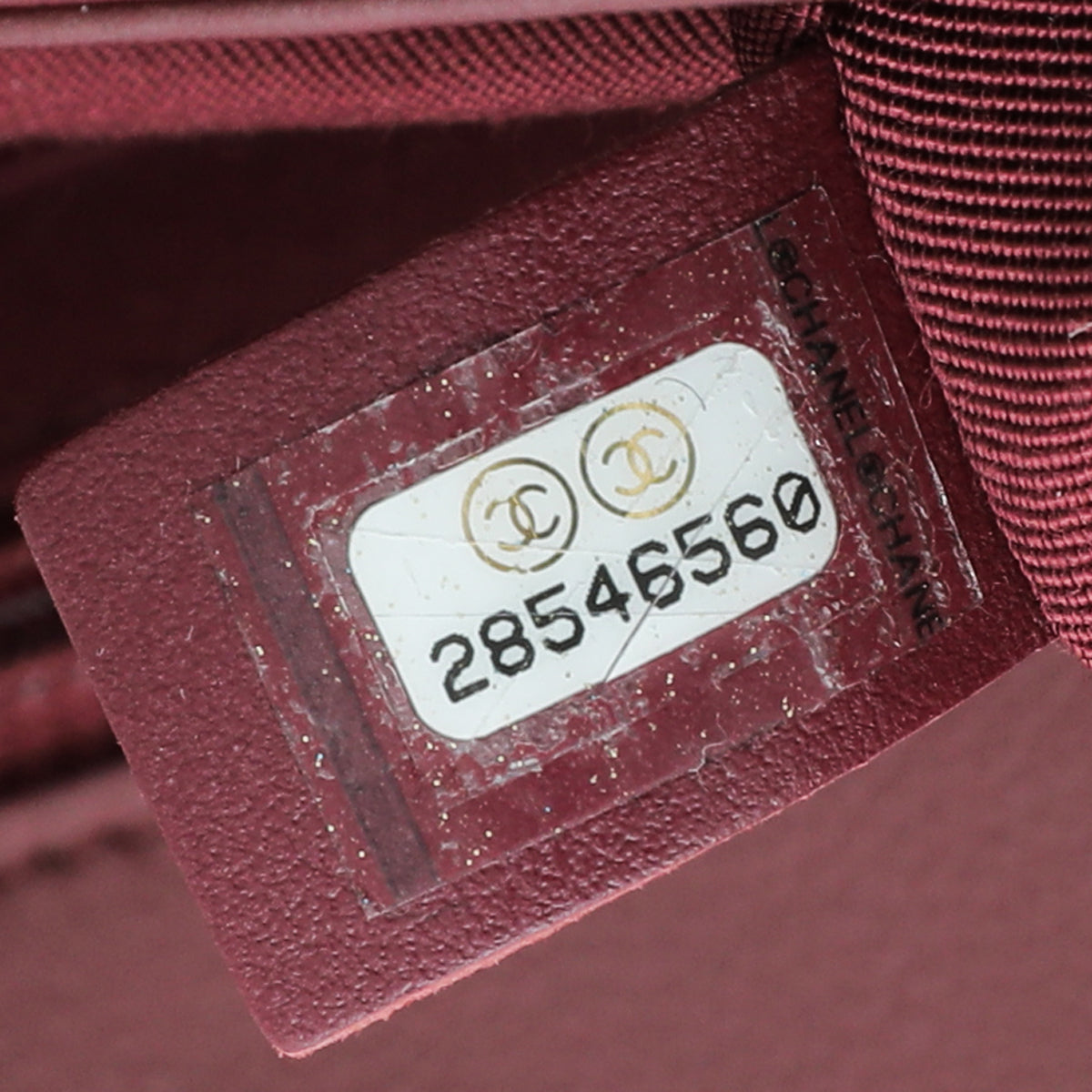 Chanel Burgundy CC Flap Waist Bag