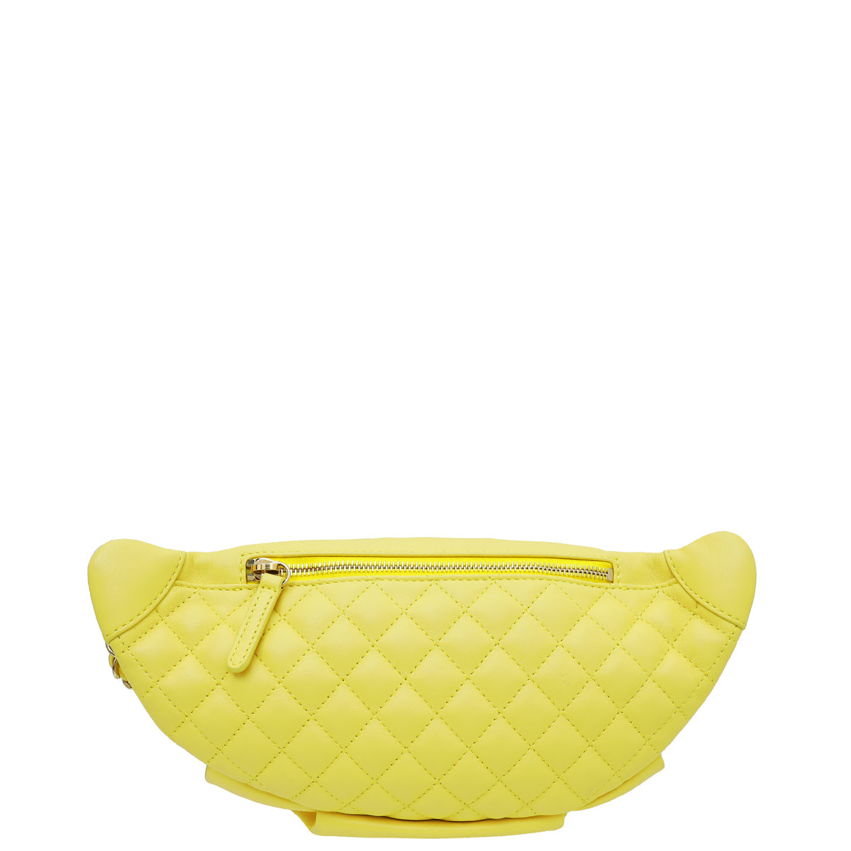 Chanel Yellow Bi Classic Waist Bag