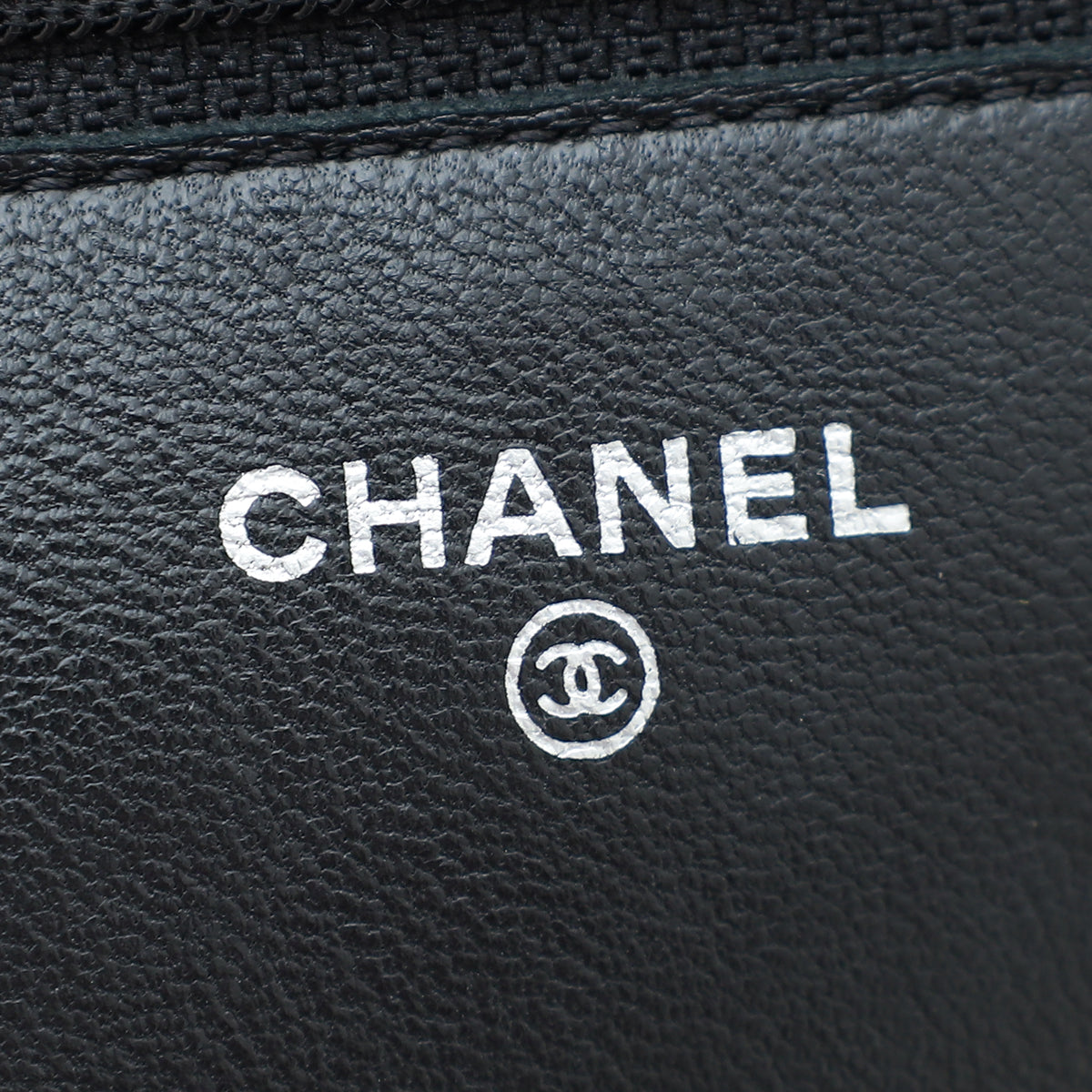 Chanel Black CC Camellia Flower Wallet On Chain