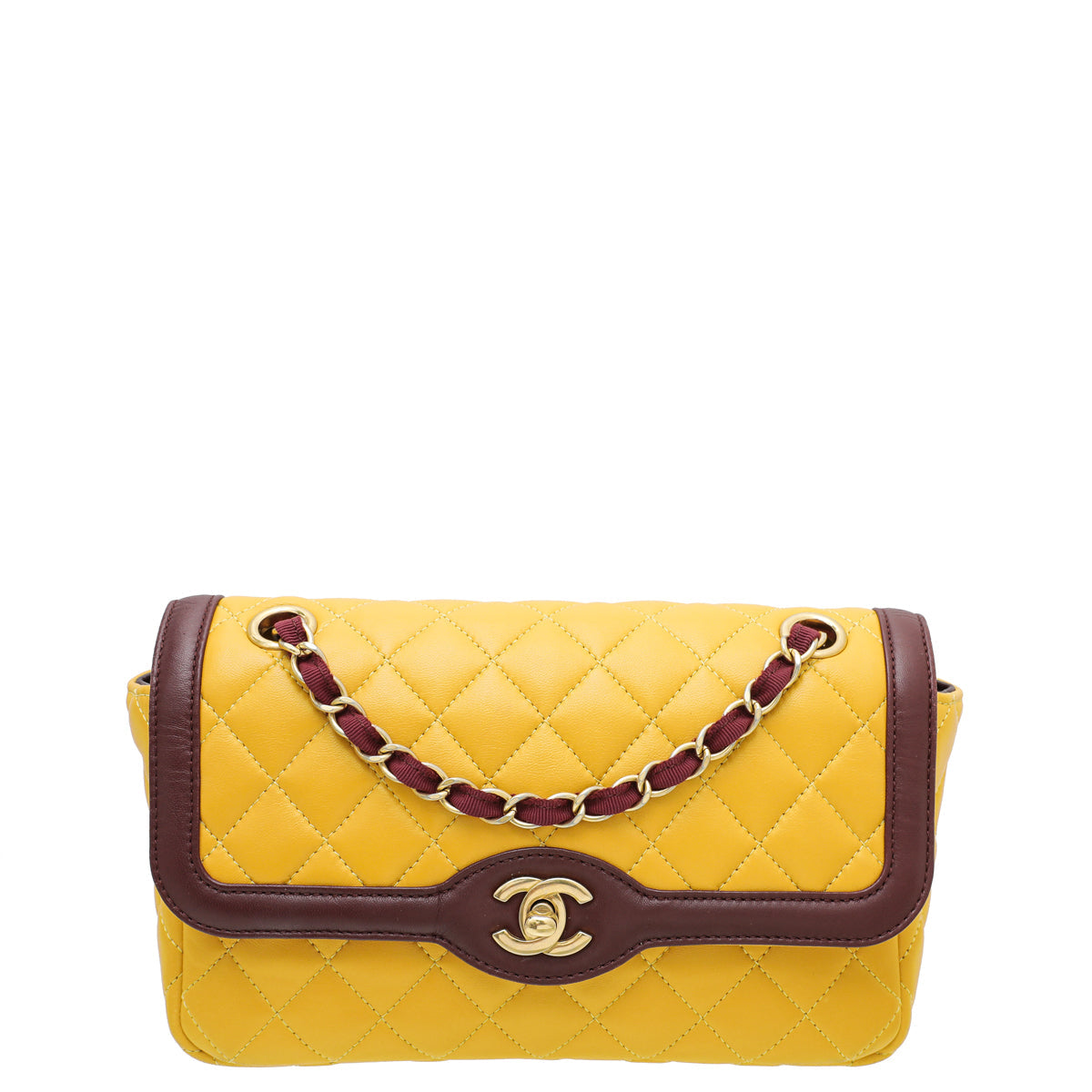 Chanel CC Two Tone Day Flap Medium Bag