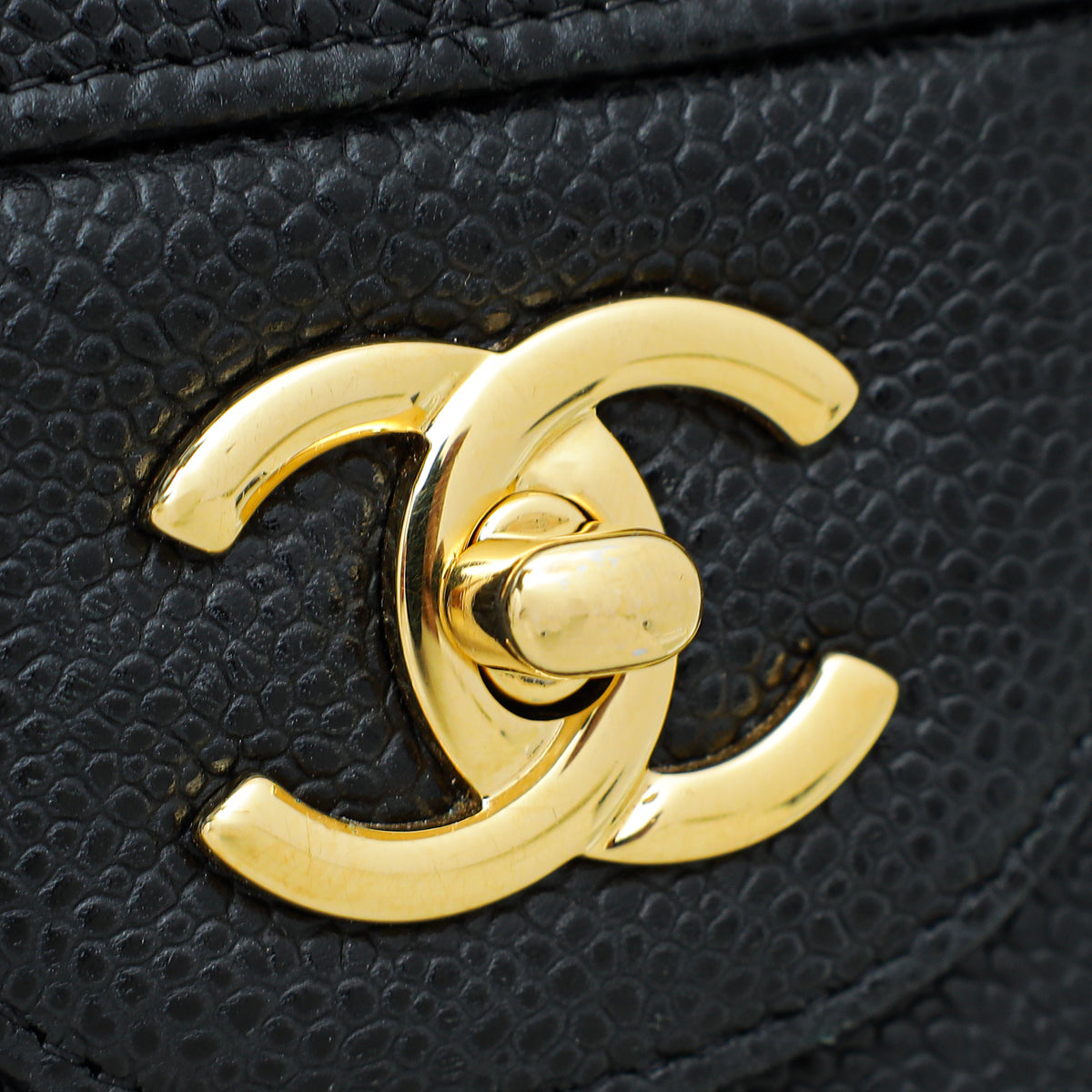 Chanel Black Classic Double Flap Jumbo Bag