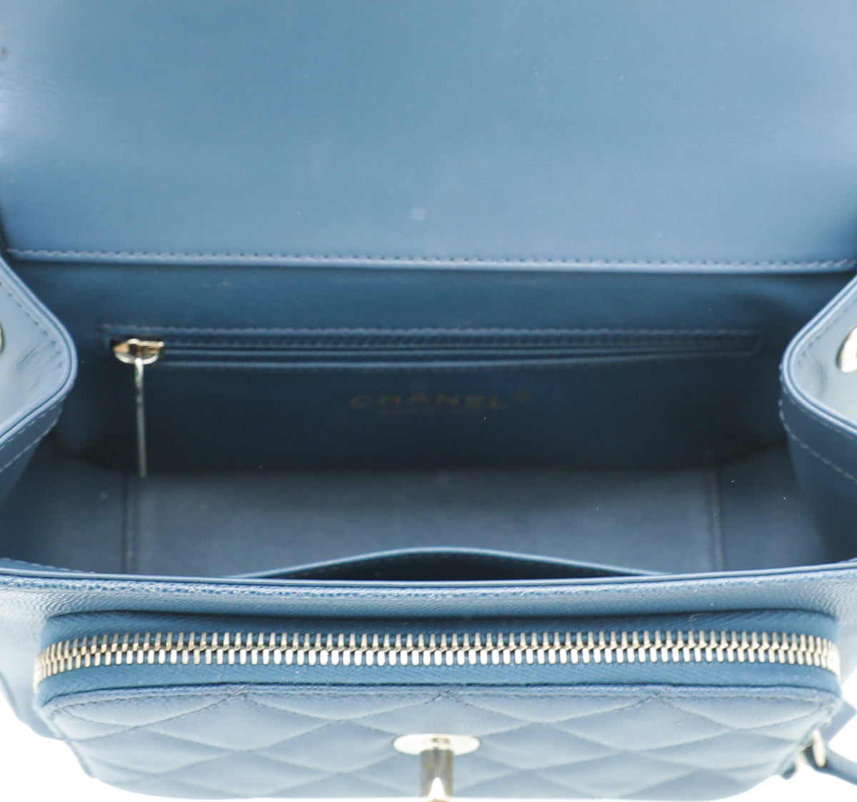 Chanel Navy Blue Business Affinity Small Bag