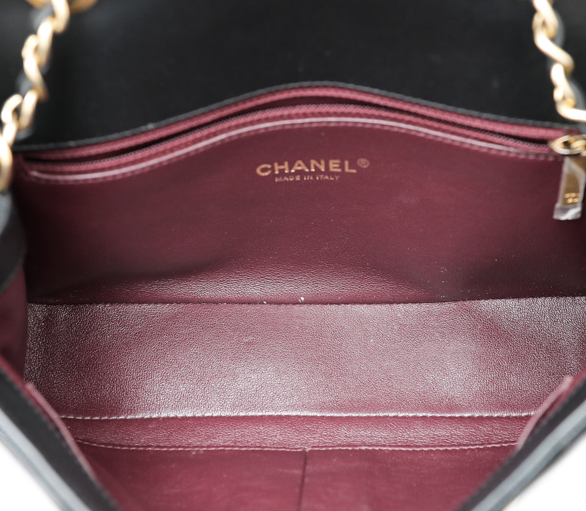 Chanel Black CC Filigree Flap Medium Bag