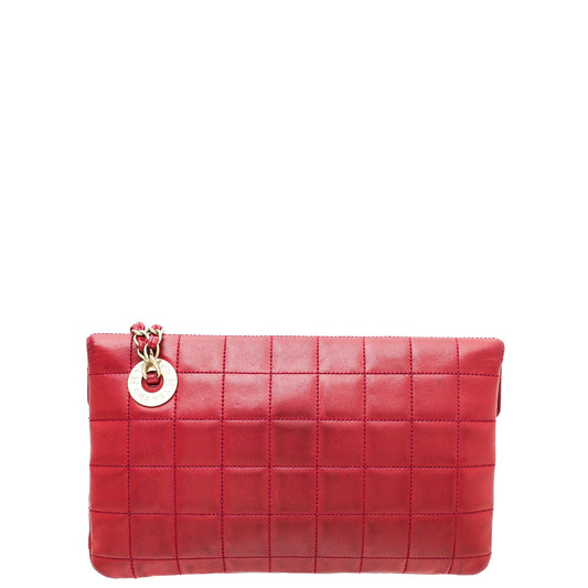 Chanel Red Chocolate Bag Mademoiselle Flap Bag